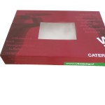 Cateringdozen 55 cm bedrukt met venster