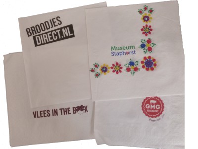 servetten bedrukken 33 cm 2 laags