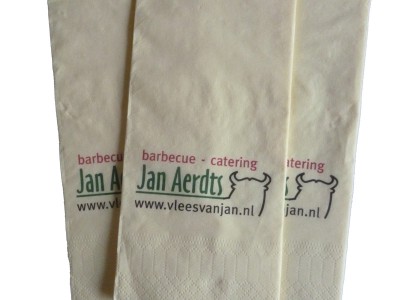 servetten bedrukken 33 cm 1/8 vouw